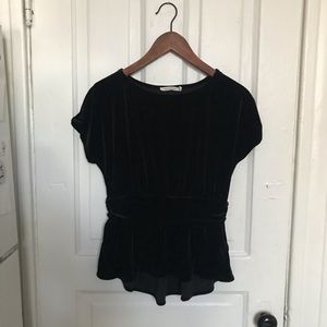 Ellison velvet blouse